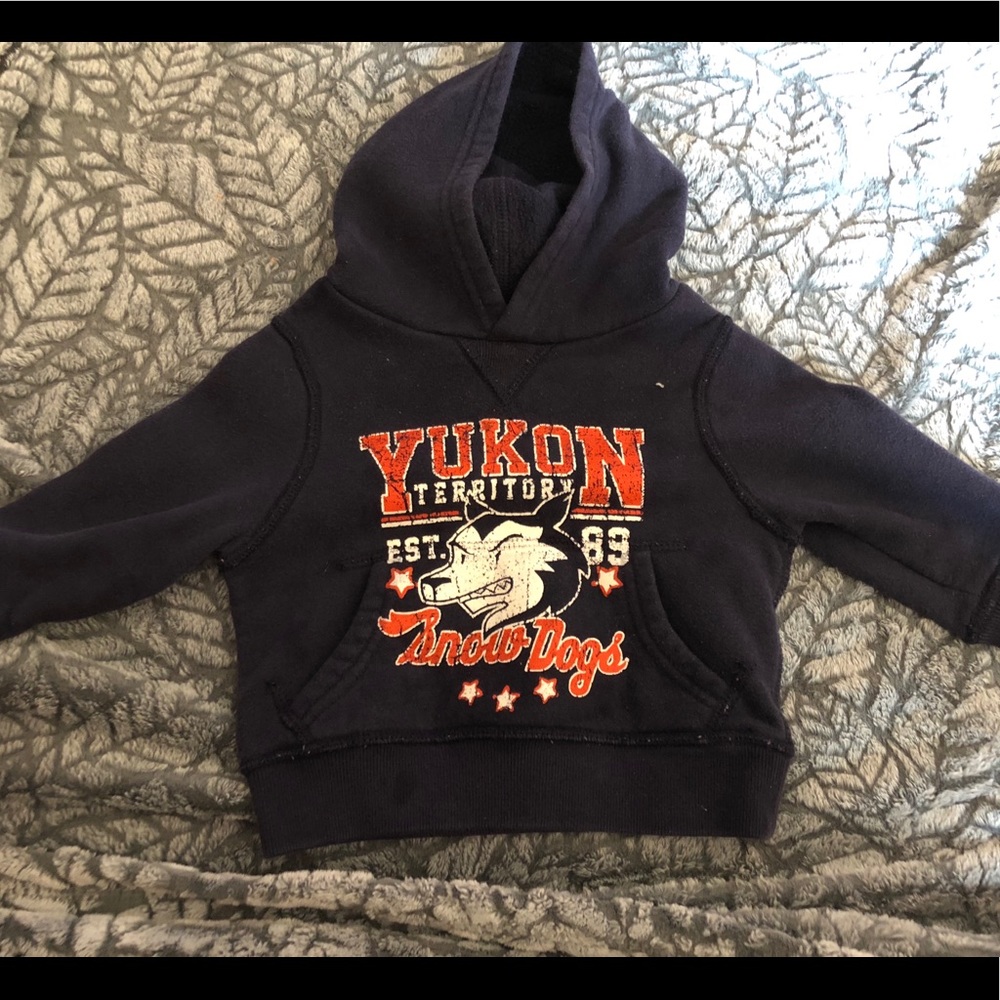 Navy Graphic Hoodie